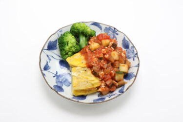 262スパニッシュオムレツ　ラタトゥイユソース